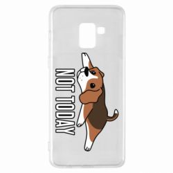 Чехол для Samsung A8+ 2018 Dog not today