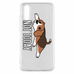 Чехол для Huawei P20 Dog not today - PrintSalon