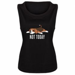 Женская майка Dog not today