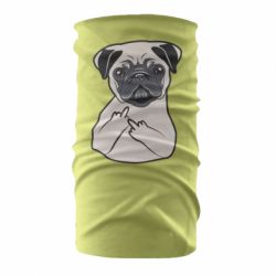 Бандана Dog Portait with middle finger up - PrintSalon