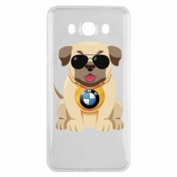Чохол для Samsung J7 2016 Dog with a collar BMW - PrintSalon