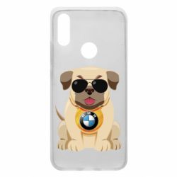 Чехол для Xiaomi Redmi 7 Dog with a collar BMW