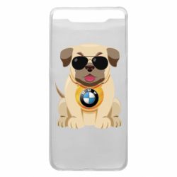 Чохол для Samsung A80 Dog with a collar BMW - PrintSalon