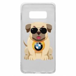 Чохол для Samsung S10e Dog with a collar BMW - PrintSalon