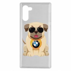 Чохол для Samsung Note 10 Dog with a collar BMW - PrintSalon