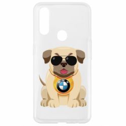 Чехол для Oppo A31 Dog with a collar BMW