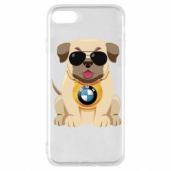 Чохол для iPhone SE 2020 Dog with a collar BMW - PrintSalon