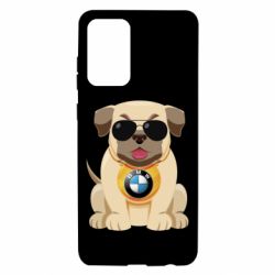 Чохол для Samsung A72 5G Dog with a collar BMW