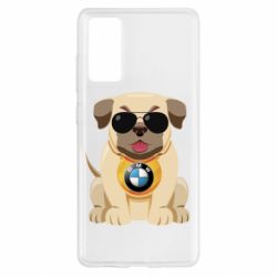 Чохол для Samsung S20 FE Dog with a collar BMW - PrintSalon