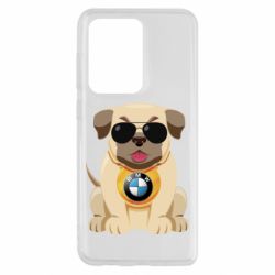 Чехол для Samsung S20 Ultra Dog with a collar BMW