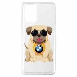 Чохол для Oppo A74 4G Dog with a collar BMW - PrintSalon