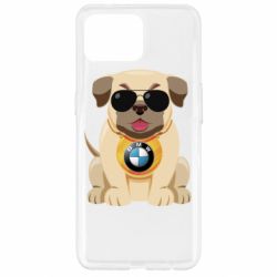 Чохол для Oppo Reno 4 Lite Dog with a collar BMW - PrintSalon