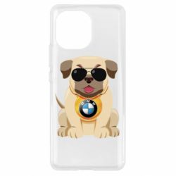 Чохол для Xiaomi Mi11 Dog with a collar BMW - PrintSalon