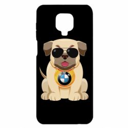 Чохол для Xiaomi Redmi Note 9S / 9Pro / 9Pro Max Dog with a collar BMW - PrintSalon