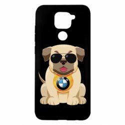 Чохол для Xiaomi Redmi Note 9 / Redmi 10X Dog with a collar BMW - PrintSalon