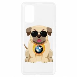Чохол для Realme 7 Pro Dog with a collar BMW - PrintSalon