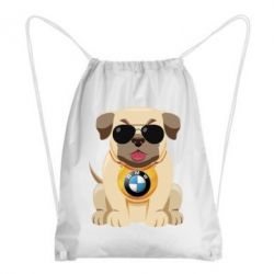 Рюкзак-мішок Dog with a collar BMW