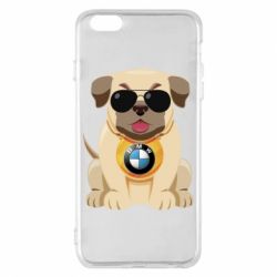Чохол для iPhone 6 Plus/6S Plus Dog with a collar BMW - PrintSalon