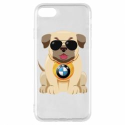 Чохол для iPhone 7 Dog with a collar BMW - PrintSalon