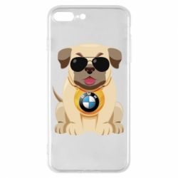 Чохол для iPhone 8 Plus Dog with a collar BMW - PrintSalon
