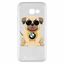 Чехол для Samsung A5 2017 Dog with a collar BMW