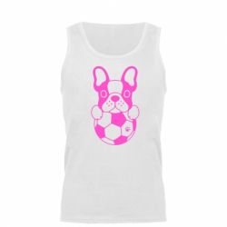 Мужская майка Dog with ball - PrintSalon