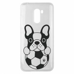 Чехол для Xiaomi Pocophone F1 Dog with ball - PrintSalon