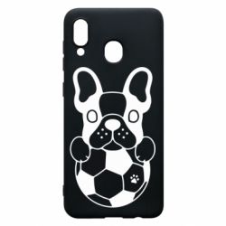Чехол для Samsung A20 Dog with ball
