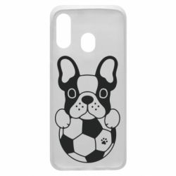 Чехол для Samsung A40 Dog with ball - PrintSalon