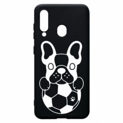 Чехол для Samsung A60 Dog with ball - PrintSalon