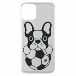 Чехол для iPhone 11 Dog with ball - PrintSalon