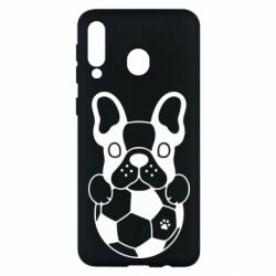 Чехол для Samsung M30 Dog with ball - PrintSalon