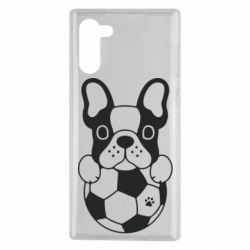 Чехол для Samsung Note 10 Dog with ball