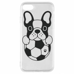 Чехол для iPhone SE 2020 Dog with ball - PrintSalon