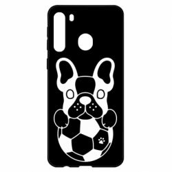 Чехол для Samsung A21 Dog with ball