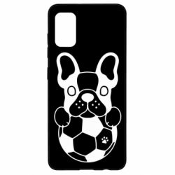 Чехол для Samsung A41 Dog with ball - PrintSalon