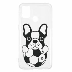 Чехол для Samsung M31 Dog with ball - PrintSalon