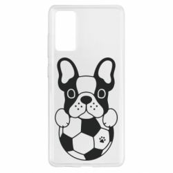 Чехол для Samsung S20 FE Dog with ball - PrintSalon