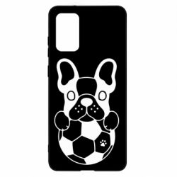 Чехол для Samsung S20+ Dog with ball - PrintSalon