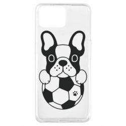 Чехол для Oppo A73 Dog with ball - PrintSalon