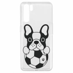 Чехол для Oppo A91/Reno3 Dog with ball - PrintSalon