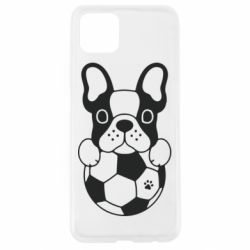 Чехол для Oppo A92s Dog with ball - PrintSalon