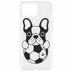 Чехол для Oppo Reno 4 Lite Dog with ball - PrintSalon