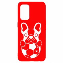 Чехол для Oppo Reno 5 4G Dog with ball - PrintSalon