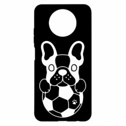 Чехол для Xiaomi Redmi Note 9 5G/Redmi Note 9T Dog with ball - PrintSalon