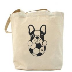 Эко-сумка Dog with ball - PrintSalon