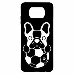 Чехол для Xiaomi Poco X3 Dog with ball - PrintSalon