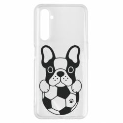 Чехол для Realme 6 Pro Dog with ball - PrintSalon