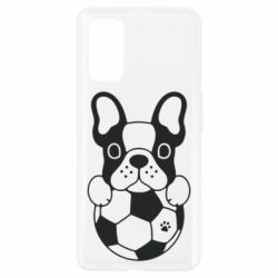 Чехол для Realme 7 Pro Dog with ball - PrintSalon