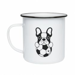 Кружка эмалированная Dog with ball